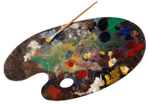 palette de peintre